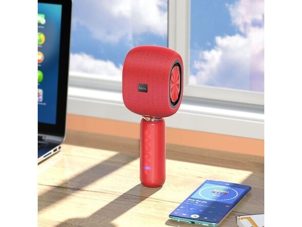 Микрофон беспроводной с колонкой Hoco BK8